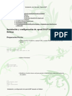 Instalación de Servidor OpenLDAP PDF