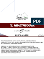 HealthSouth (HLS) - ValueX Vail 2014