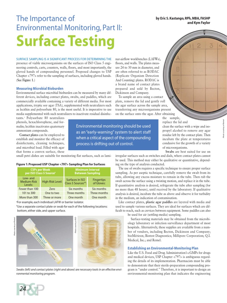 Surface+Testing Disinfectant Pharmacy