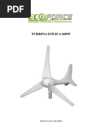 Turbina Eolica 600W