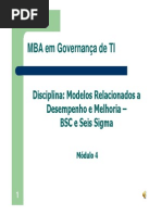 Mba - Bsc e 6sigma_mod4