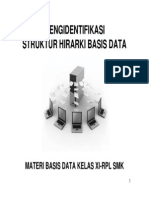 Struktur Hierarki Basis Data