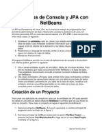 Programas de Consola y JPA Con NetBeans