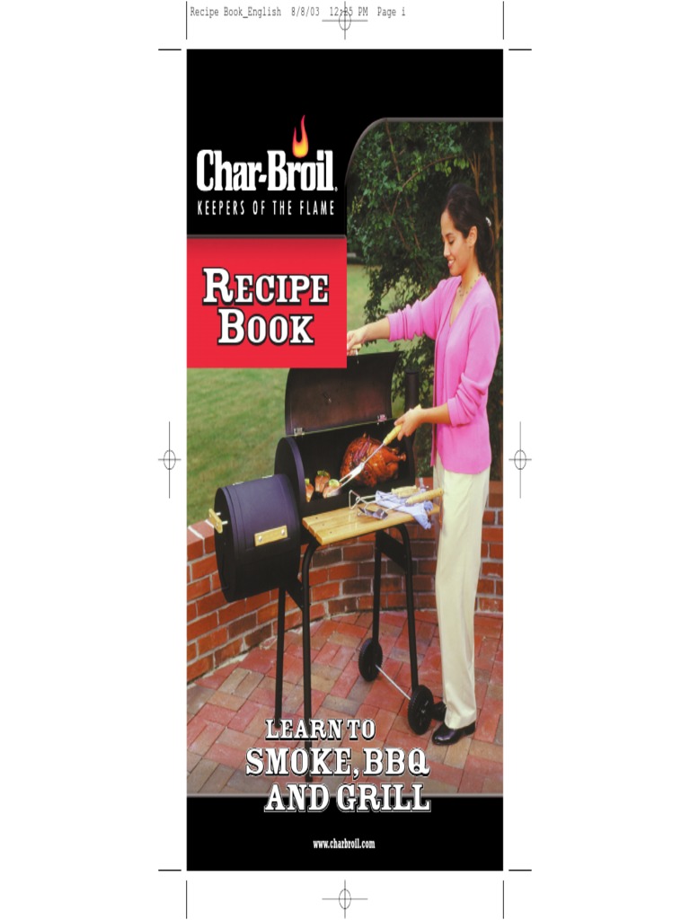 Recipe Book English PDF Smoking (Cooking) Barbecue