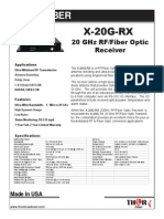 Thor 20Ghz Fiber Optic Link - Receiver