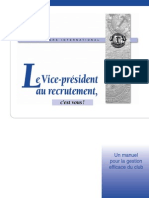 Le VP Recrutement C'est Vous