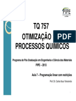 Aula 7 - ProgramaÃ Ã o Linear Com Restriã Ã Es