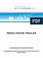 Censo de Docentes 2011 - Informe Final