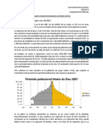 Pequeño Estudio de Indicadores en Madre de Dios