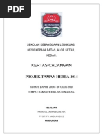 Kertas Kerja Taman Herba