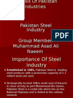 Steel Industry Pakistan