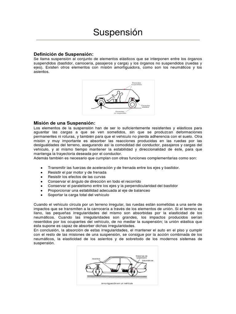 Handbook Suspension PDF Suspensión (Vehículo) Eje