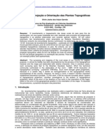 Sistema de Projeção e Orientação Das Plantas Topográficas