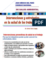 Intervenciones y Estrategia en La Salud de Los Trabajadores