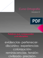 Curso Ortografía