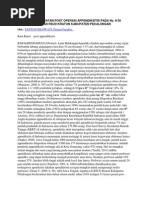 Download Asuhan Keperawatan Post Operasi Appendiksitis Pada Ny by TegarGalie Prehatini SN232062911 doc pdf