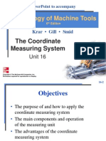 Technology of Machine Tools: The Coordinate Measuring System