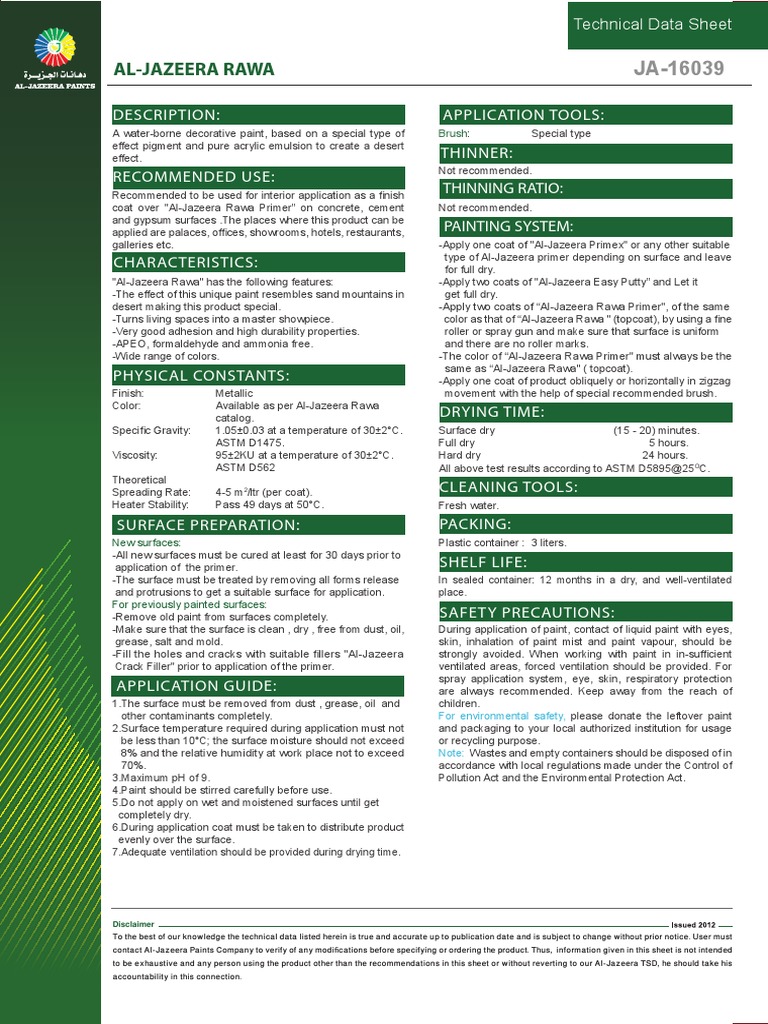 Al Jazeera Rawa15 PDF Paint Manmade Materials