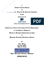 Download A Comparative Analysis of Selected Insurance Plans by Arya Mitra SN23206470 doc pdf