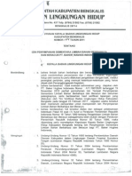 Keputusan Kepala Badan Lingkungan Hidup Kab.bengkalis No. 04 Tahun 2011