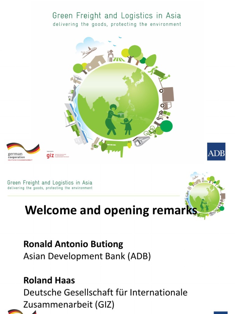 Green Freight and Logistics Conference Agenda | PDF | Asian Development ...