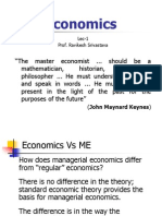 Economics: Lec-1 Prof. Ravikesh Srivastava