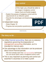 18 Budgetary Control