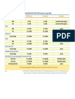 Track Booking Calender