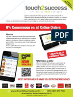 0% Commission On All Online Orders: Iphone APP