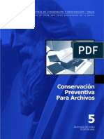 Conservacion Preventiva Para Archivos