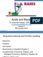 lecture 1 - acid base