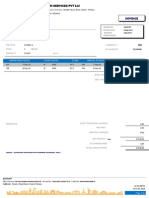 Fly Fast Aviation Services Pvt Ltd Invoice