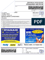 Ryanair Boarding Pass