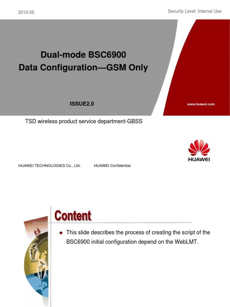 BSC6900 Data Configuration Guide | PDF | Business | Computers