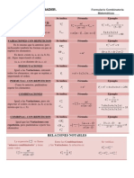 Formulario de Combinatoria