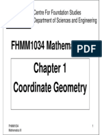 Chapter 1 Coordinate Geometry