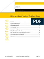 Mainframe Batch Testing-Test Data Setup