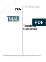 Testability Guidelines