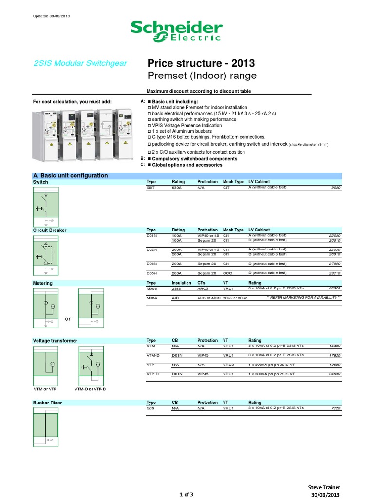 12) Premset - 2013 | PDF | Switch | Equipment