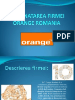 Prezenatarea Firmei Orange Romania
