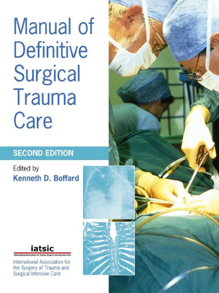 Manual of Definitive Surgical Trauma Care | PDF | Inflammation | Cytokine