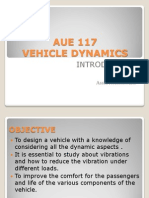 AUE 117 Vehicle Dynamics: J.Saiganesh Asst - Professor/Auto