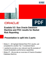 Market Risk Analysis and Oracle Exadata