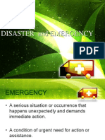 Disaster and Emergency