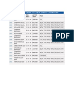 Railway Time Table