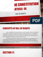 Philippine Constitution Bill of Rights Section III 3