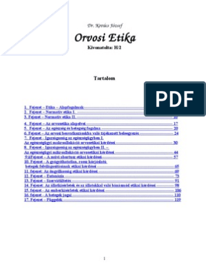 orvosi etika alapelvei prost ero a prostatitisből