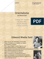 El Orientalismo, de Edward Said