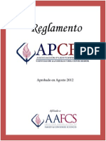 Reglamento APCFC 2012 Aprobado