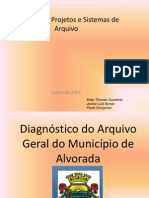 ARQ Projetos e Sistemas Diagnostico Prefeitura Municipal Alvorada Jouber